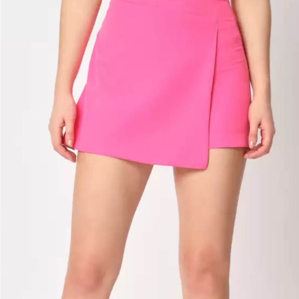Vibrant Pink Mini Skirt